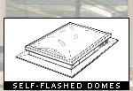 Self-Flashed Domes